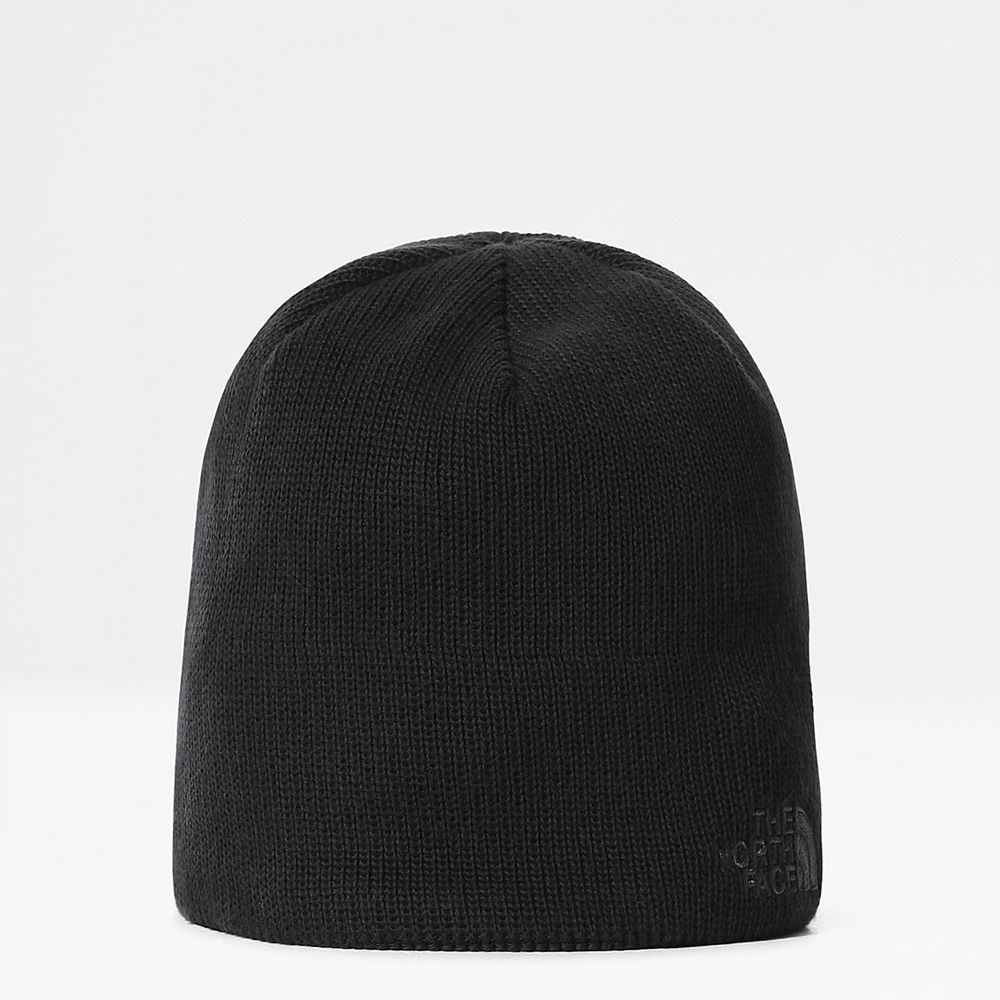 The North Face Beanies Mens Australia - The North Face Bones Recycled Black (ZOB-279083)